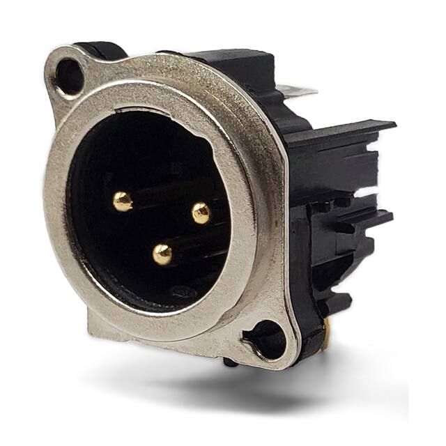 IO-XLR3-M-BH IO Audio Technologies  Circular Connector Assemblies